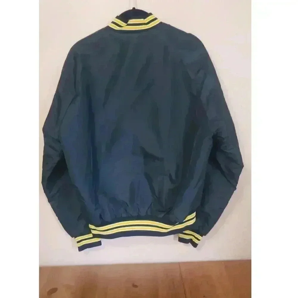 Vintage bomber jacket Pla-Jac Dunbrooke mens size medium Indiana Bell Ameritech